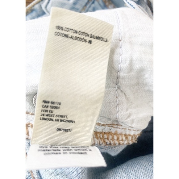 Nwt Free People Ripped Denim Mini Skirt Montauk - Picture 11 of 12